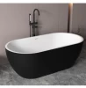 Solid Surface Stone Bathtub Bathroom Hot Bath Tub Freestanding Hotel Colorful Soaking Wave Curve Bathtub