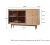 Import Solid wood new multifunctional glass sliding door copper leg sideboard from China