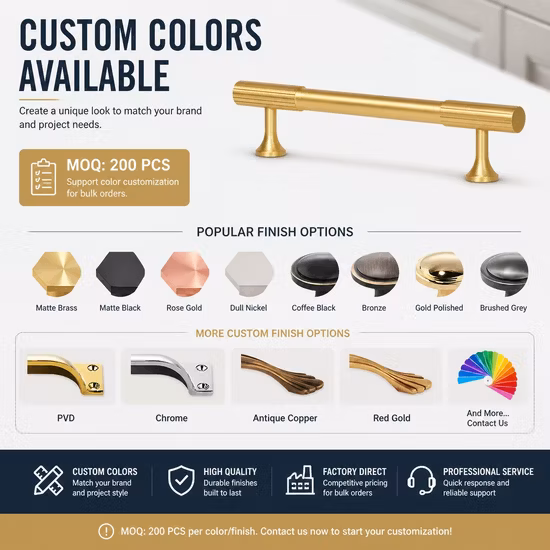 Import Koppalive Silver Handle Brushed Nickel Knobs Antique Bronze T Bar Linear Straight Stripe Wardrobe Door Closet Handle Brass Pull from China