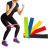 Import sports accessories 5pcs normal color fitness band exercise resistance band for gym from China