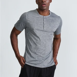 Sports Mens Casual Shirt Men Breathable Short Sleeved Custom Men Plain T Shirt
