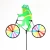 Import spring online whosale garden decorative animal design bicycle windmill from China