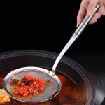 SSGP Kitchen Stainless Steel Oil Frying Colander Flour Fine Mesh Strainer