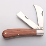 Stainless blade with telescopic handle garden tools