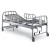 Import Stainless Steel 2 Crank Manual hospital bed for patient with backrest handle from China