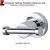 Import Stainless steel bathroom accessory set with towel ring from China