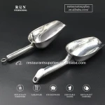 Stainless Steel Ice Scoop Ice Shovel Ice Cube Spoon Bar Multi-Purpose Scoop