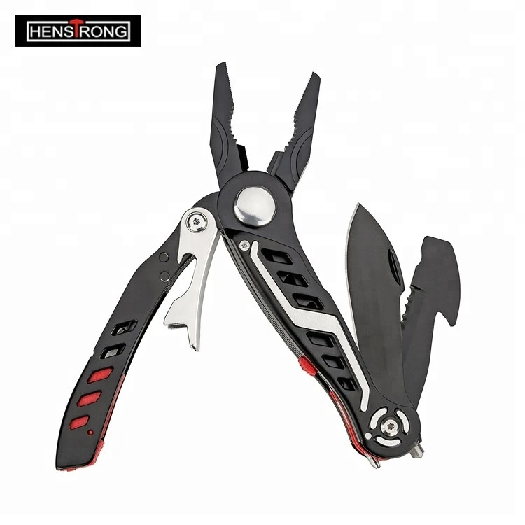 Stainless Steel multipurpose tool with fire starter 5cr15mov steel multitool knife folding tool with wine opener