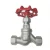Import Stainless Steel S Type Globe Valve 304 Threaded Stop Valve Factory Supply SS304 Industry Manual S Type Screw End Globe Valve from China