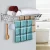 Stainless Steel Wall Mounted Retractable Towel Rack with Clothes Hook Bathroom Expandable Laundry Drying Rack Towel Shelf