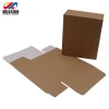Stock supply kraft paper material hard cardboard packaging box with custom sticker