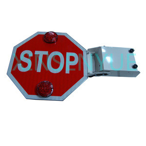 Stop Sign Lighting with Arm Control for School Bus