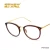 Import STORY PSTY2026 Non Prescription Clear Lens Big Round Rim Copper Eyeglasses Frames from China