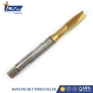 straight flute screw tap for threads
