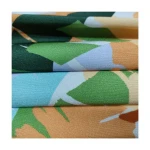 Stretch Polyester Spandex Fabric Warp-Knitted Yuan Lun