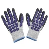 Sturdyarmor Anti Vibration Level 5 HPPE Protective Heavy Duty Crinkle Latex Work Impact Gloves Cut Resistant
