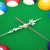 Import Stylish Plum blossom Shape Decorative Billiard Club Pool/Snooker Ball Clock from China
