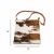Import Suede Cowhide Furry Purse Set Cute Cow Pattern Heavy Duty Fuzzy Shoulder Bags Women Handbags DMA71839 from China