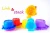 Import Summer Baby Toys Non-Toxic Plastic Sand Stacking Cups Bath Toy from China