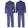 Summer  high-quality 100% cotton Greek market mens blue workwear uniform overall