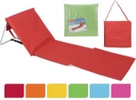 Sun Lounger Beach Mat Lounger with Back Rest Picnic Festival Garden Holiday