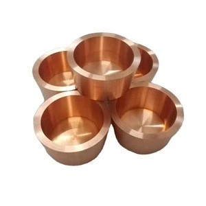 supply 99.99% purity copper crucible with good quality