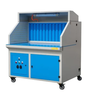 Supply by factory directly grinding and polishing use in workshop Movable Downdraft Bench