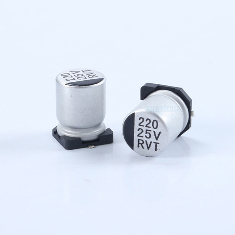 Surface Mount Chip Type SMD RVT Aluminum Electrolytic Capacitor