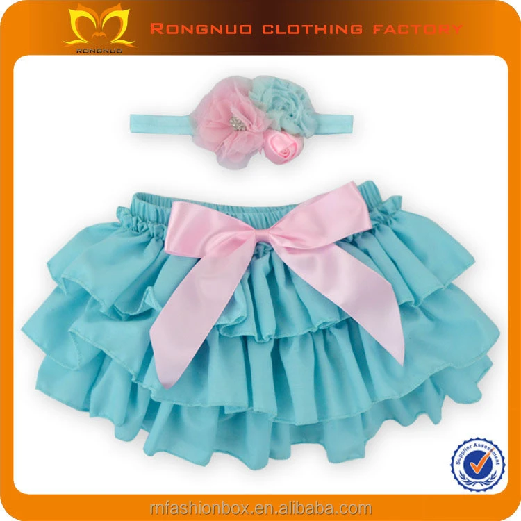 Sweet newborn wholesale baby boutique cotton clothing children solid shorts