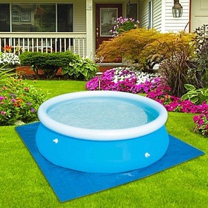 Swimming Pool Cover Dust Cover Rainproof Pool Cover PVC Durable Round Pool Ground Cloth For Family Garden Pools Accessories