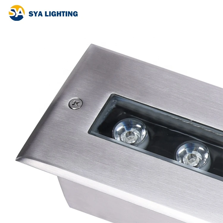 SYA-204-1000 Custom Stainless steel 24w linear multi color changing DC24V led underwater lights