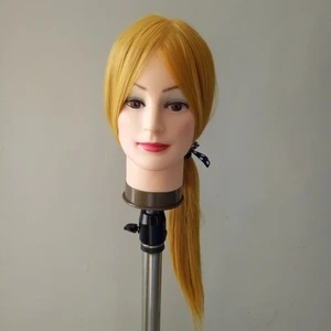 synthetic training head  wholesale  women head mannequin for salon  equipment