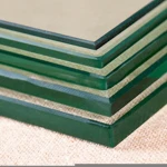 Table top toughened glass panel low cost price 12Mm Safety polished balustrade Toughened Glass Manufacture