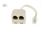 Telephone Accessory Corded Duplex Jack Landline