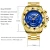 Import Temeite 020G hot sell Men&#39;s watches Luxury Gold Watch Men Big Dial Quartz Watch 2020 NEW wristwatches men from China