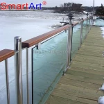 Terrance glass balustrade railings