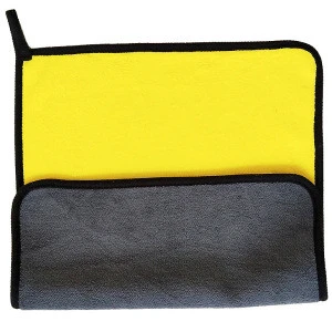 Thick Plush Auto Detailing Car Care Wax Polishing Buffing Drying Cleaning Cloth Small 40*40cm 600 GSM Microfiber Car Wash Towel