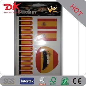 Three in one Flag Germany football Team face tattoo stickers
