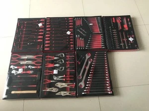 tool cabinet with hand tool set