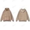 Top Quality Acid Wash 100%Cotton French Terry Vintage Acid Washed Custom Embroidery Patch Men Sweatshirt Oversize Hoodie
