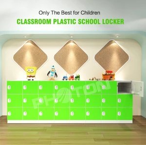 Top sale smart plastic school locker cabinet used as digital safe luggage door locker