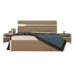 Top Selling Chinese Manufacturer Hotel Double Bed 3-5 Star MDF Hotel Bed