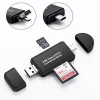 Top Spplier USB3.0 Type C & micro USB 3 In 1 OTG Card Reader High-speed USB Universal TF/SD Card Reader for smart phone Computer