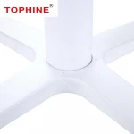 Tophine Furniture Powder coating indoor furnitures aluminum restaurant dining legs table bases