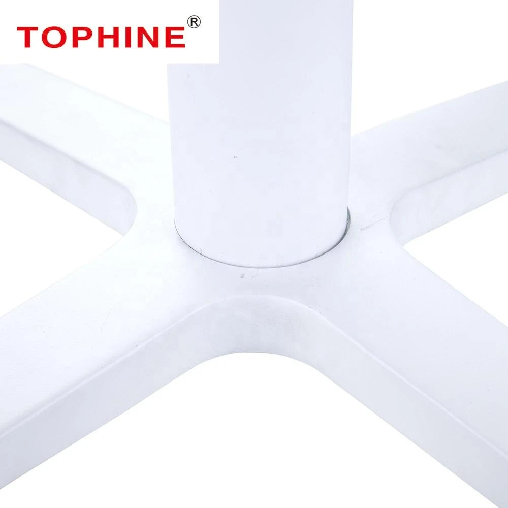 Tophine Furniture Powder coating indoor furnitures aluminum restaurant dining legs table bases