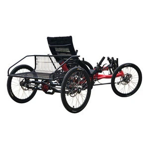 TrikExplor 420 4 Wheels Road Touring Recumbent Quad Bike for Elderly