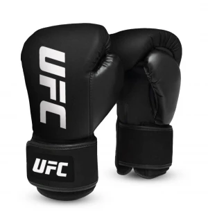 UFC Black Washable Buffalo Leather Boxing Gloves