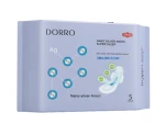 Ultra thin overnight sanitary napkin with negative ion