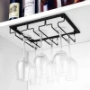 Under cabinet hot sale high quality wine glass holder drying rack