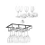 Import Under cabinet wine glass hanging rack from China